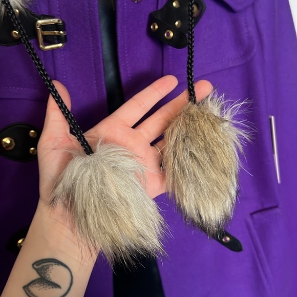 Juicy couture iris fur lined coat - Picture 4 of 7